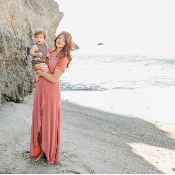 Anthropologie wrap Maxi dress - Picture 3 of 3